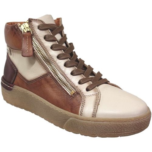 Schuhe Damen Boots Pikolinos Vitoria wot-7559 Beige