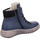 Schuhe Damen Stiefel Rieker Stiefeletten Boots Velourfutter Z6639-14 Blau