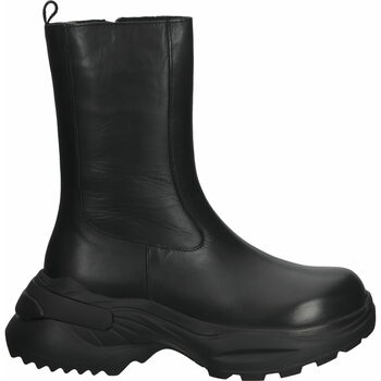Schuhe Damen Boots Ilc C44-3641 -01R Stiefelette Schwarz