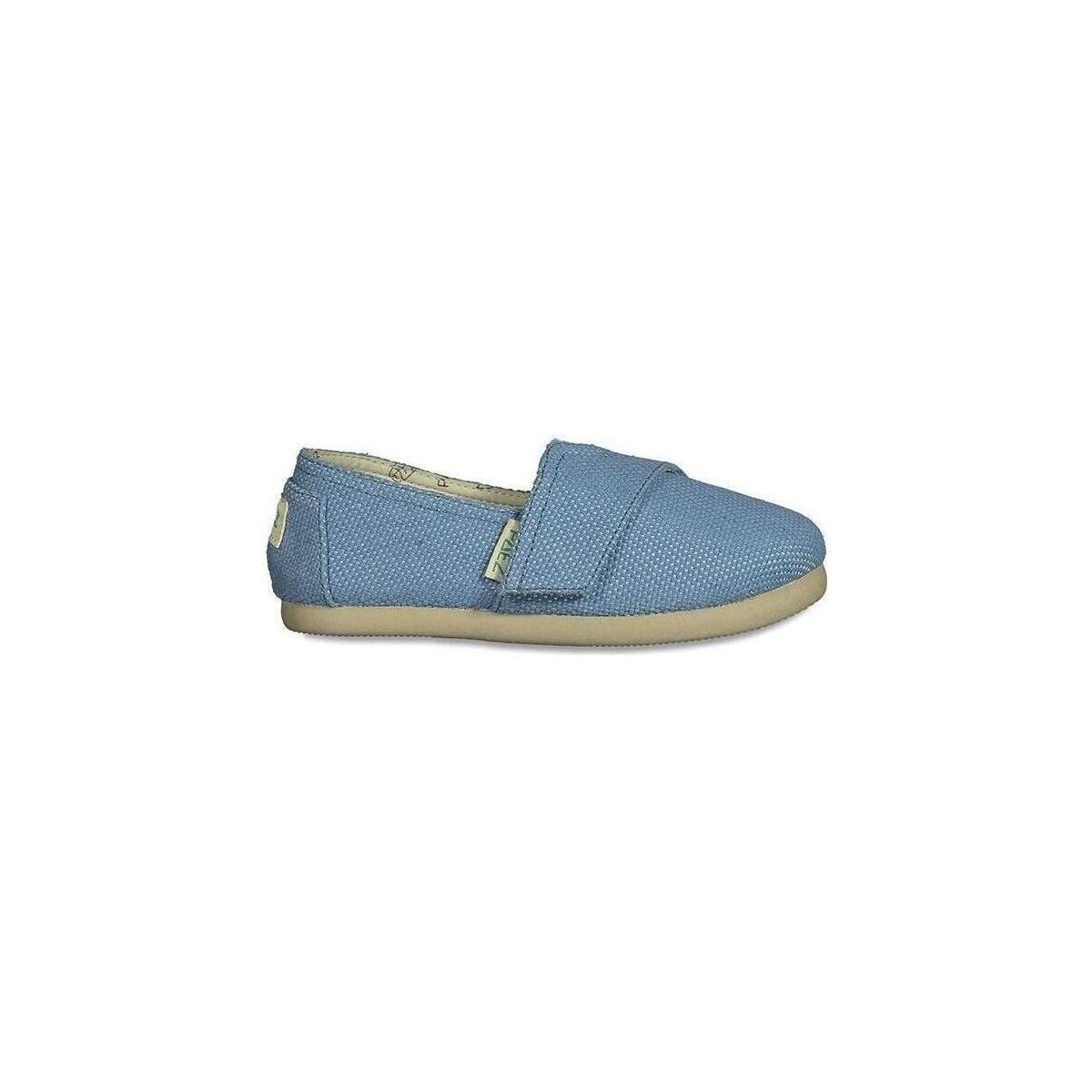 Schuhe Kinder Leinen-Pantoletten mit gefloch Paez Kids Gum Classic - Panama Aqua Blau