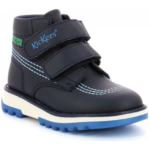 Schuhe Jungen Boots Kickers Kickfun Blau