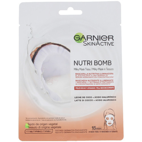 Accessoires Masken Garnier Skinactive Nutri Bomb Mask Facial Nutritiva Iluminadora 28 Gr 