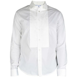 Kleidung Herren Langärmelige Hemden Off-White  Weiss