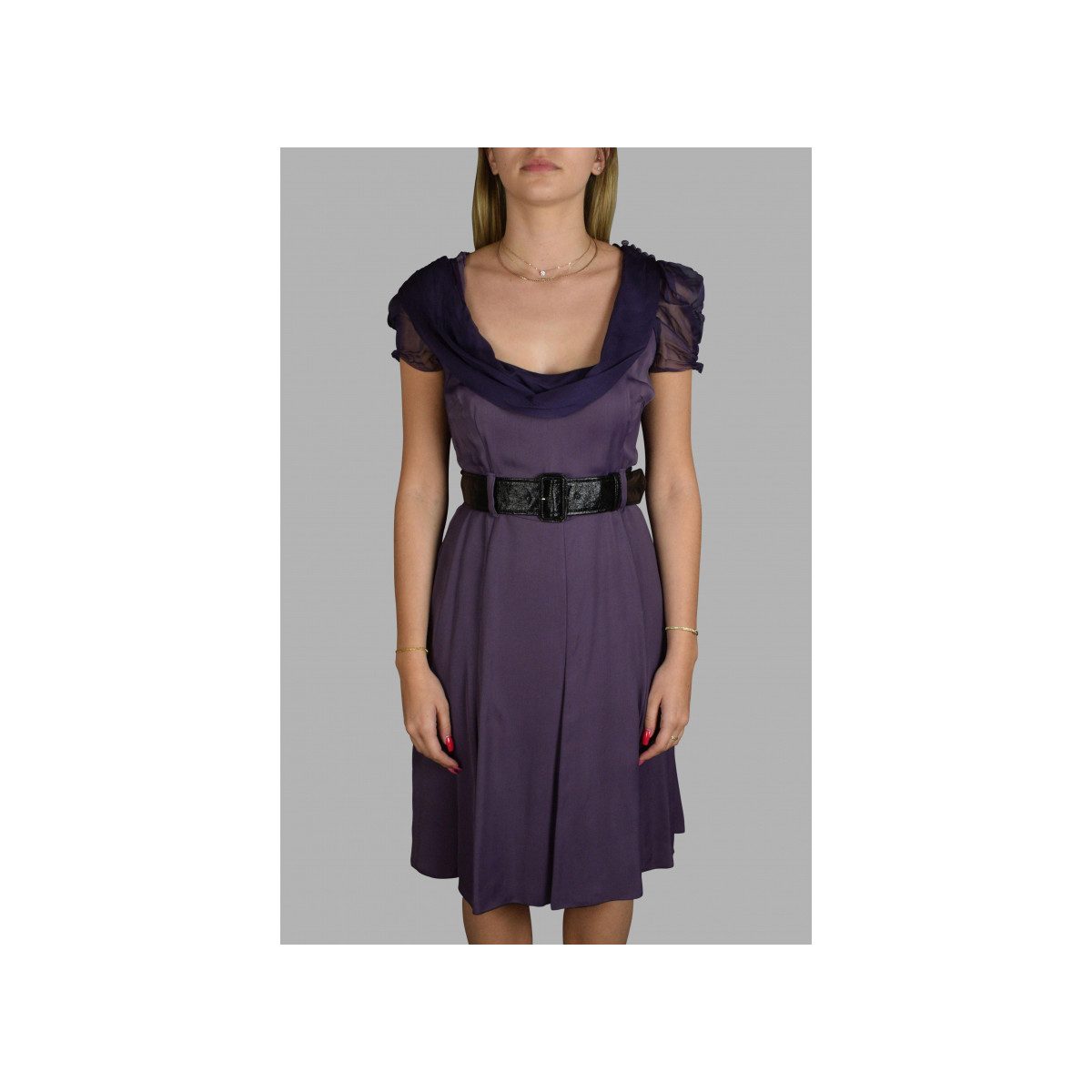 Kleidung Damen Kleider Prada  Violett