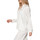 Kleidung Damen Pyjamas/ Nachthemden Admas Pyjama-Hemd und Hose Satin Stripes Weiss