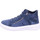 Schuhe Mädchen Derby-Schuhe & Richelieu Superfit Schnuerschuhe Stiefelette Leder \ COSMO 1-006451-8000 Blau