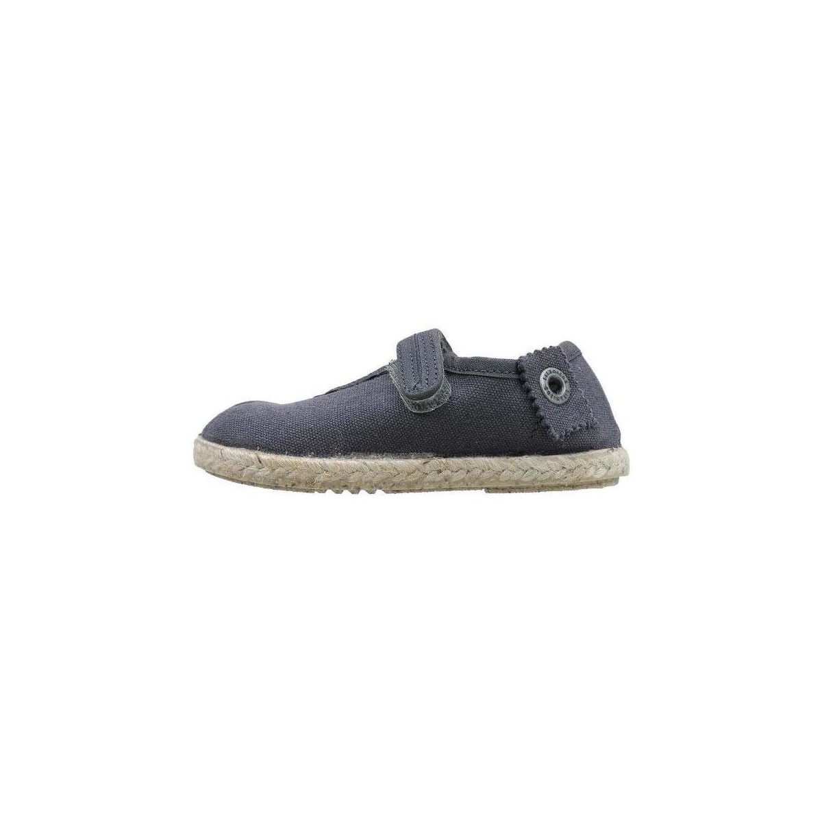 Schuhe Jungen Leinen-Pantoletten mit gefloch Titanitos S609CUMIN Grau