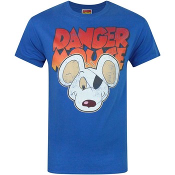 Kleidung Herren Langarmshirts Danger Mouse  Blau