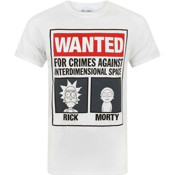 Kleidung Herren T-Shirts Rick And Morty  Weiss