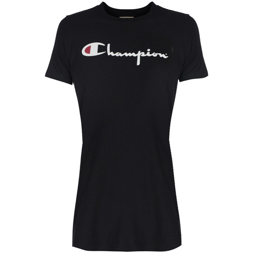 Kleidung Damen T-Shirts Champion 110045 Schwarz