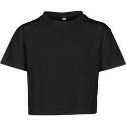 Kleidung Mädchen T-Shirts Build Your Brand BY114 Schwarz