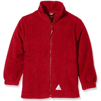 Kleidung Kinder Fleecepullover Result RS114B Rot