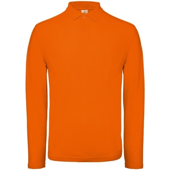 Kleidung Herren Langärmelige Polohemden B And C PUI12 Orange