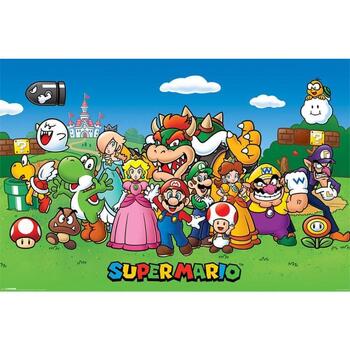 Home Kinder Plakate / Posters Super Mario TA2706 Multicolor
