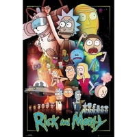 Home Plakate / Posters Rick And Morty TA420 Multicolor