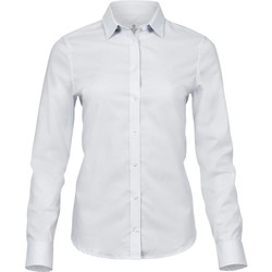 Kleidung Damen Hemden Tee Jays TJ4025 Weiß
