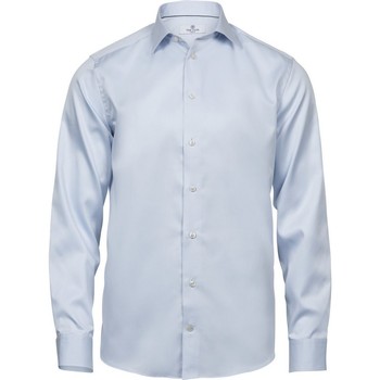 Kleidung Herren Langärmelige Hemden Tee Jays TJ4020 Blau