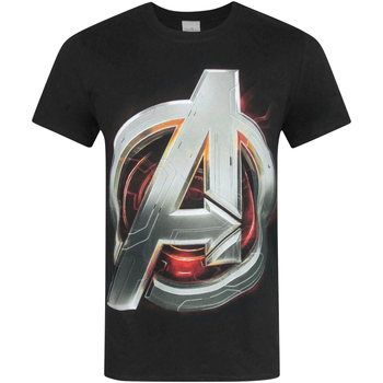 Kleidung Herren T-Shirts Avengers  Schwarz
