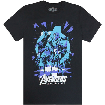 Kleidung Herren T-Shirts Avengers  Schwarz