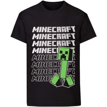Kleidung Jungen T-Shirts Minecraft  Schwarz