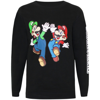 Kleidung Jungen Sweatshirts Super Mario  Schwarz