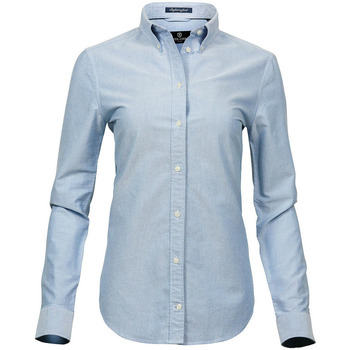 Kleidung Damen Hemden Tee Jays TJ4001 Blau