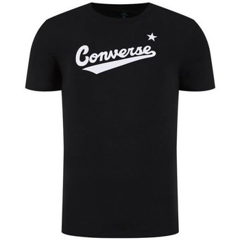 Kleidung Herren T-Shirts Converse Center Front Logo Schwarz