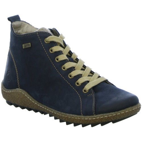Schuhe Damen Stiefel Remonte Stiefeletten R4789-14 Blau