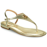 Schuhe Damen Sandalen / Sandaletten Lauren Ralph Lauren ELLINGTON SANDALS CASUAL Gold