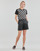 Kleidung Damen Shorts / Bermudas Karl Lagerfeld PERFORATED FAUX LEATHER SHORTS Schwarz