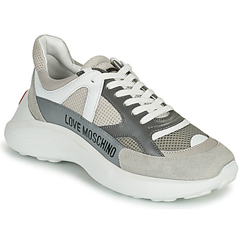 Schuhe Damen Sneaker Low Love Moschino JA15306G1E Grau / Weiss