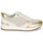Schuhe Damen Sneaker Low MICHAEL Michael Kors ALLIE STRIDE TRAINER Naturfarben / Gold