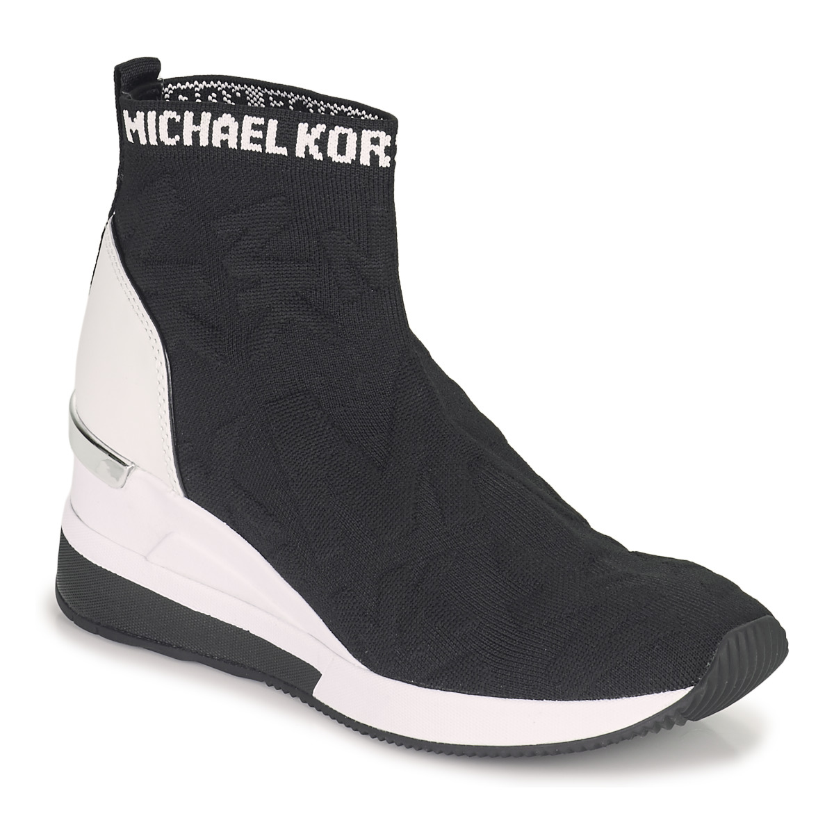 Schuhe Damen Sneaker High MICHAEL Michael Kors SKYLER BOOTIE Schwarz