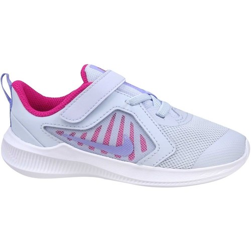 Schuhe Kinder Sneaker Low Nike Downshifter 10 Rosa, Weiß