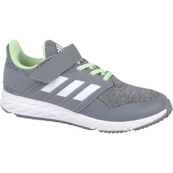 Schuhe Kinder Sneaker Low adidas Originals Fortafaito EL K Seladongrün, Weiß, Grau