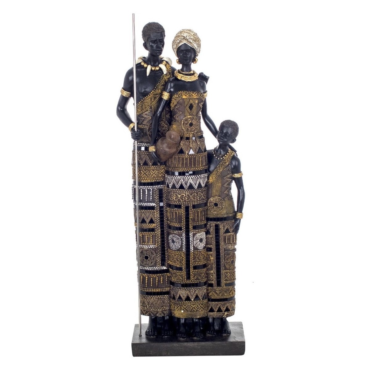 Home Statuetten und Figuren Signes Grimalt Afrikanische Figur Schwarz