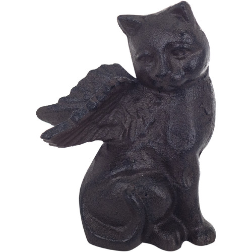 Home Statuetten und Figuren Signes Grimalt Katze Mit Flügeln Schwarz