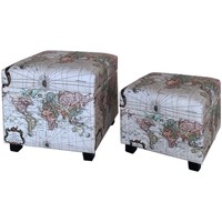 Home Koffer / Aufbewahrungsboxen Signes Grimalt Set Von 2 Weltstämmen Weiss