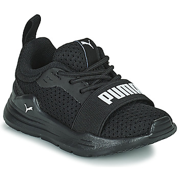 Schuhe Kinder Fitness / Training Puma Wired Run AC Inf Schwarz / Weiss
