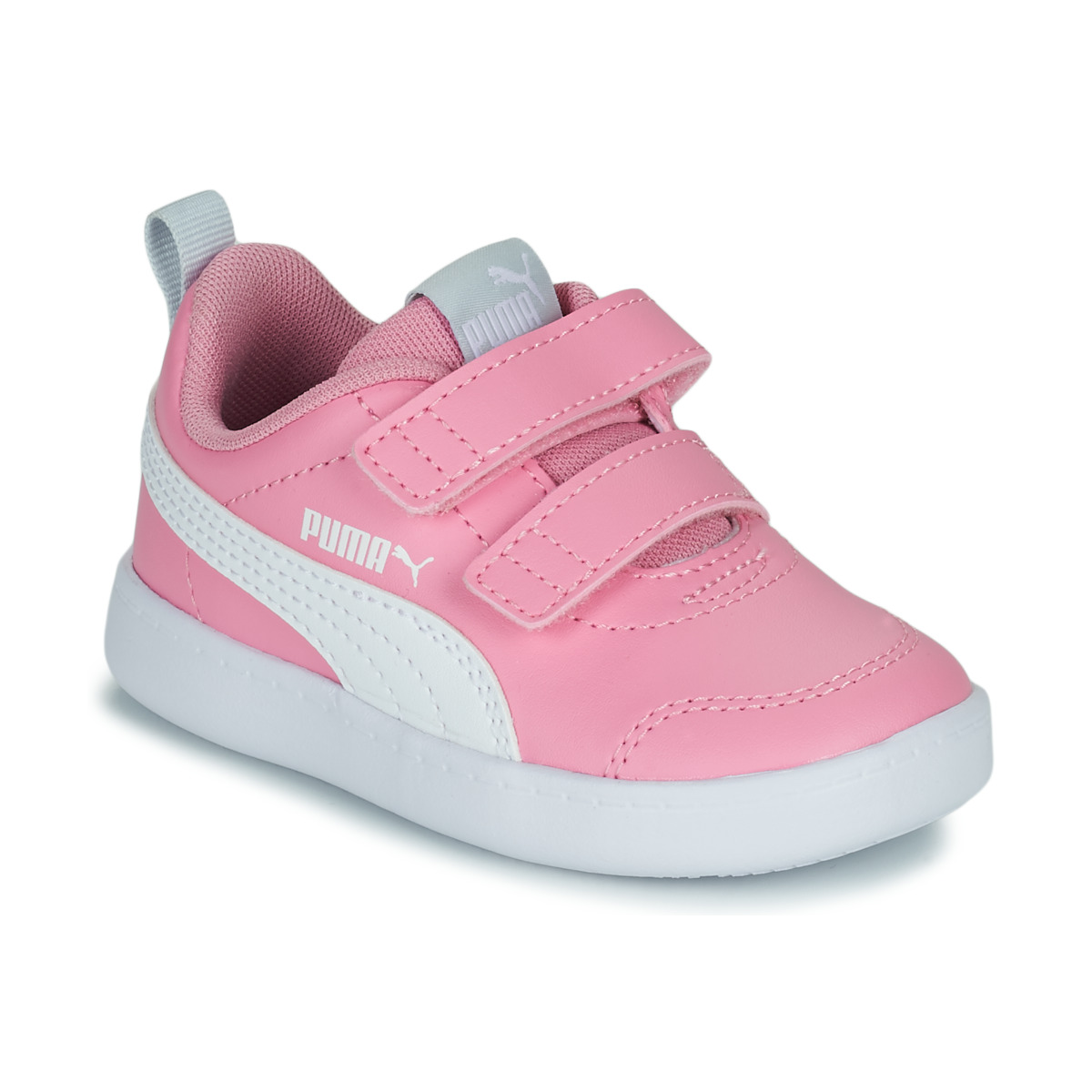 Puma Courtflex v2 V Inf Rosa / Weiss - Schuhe Sneaker Low Kind 59,99 €