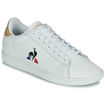 Schuhe Sneaker Low Le Coq Sportif COURTSET Weiss