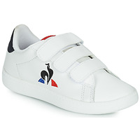 Schuhe Kinder Sneaker Low Le Coq Sportif COURTSET PS Weiss