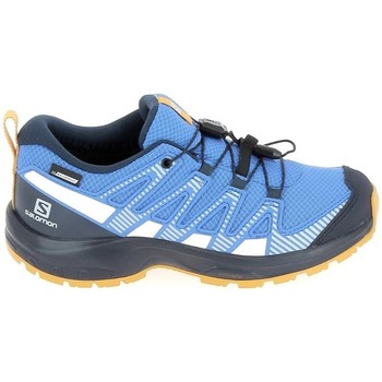 Schuhe Kinder Laufschuhe Salomon Xa Pro V8 Jr CSWP Bleu Blau