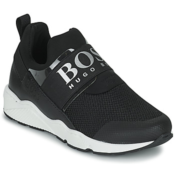 Schuhe Jungen Sneaker Low BOSS J29276 Schwarz