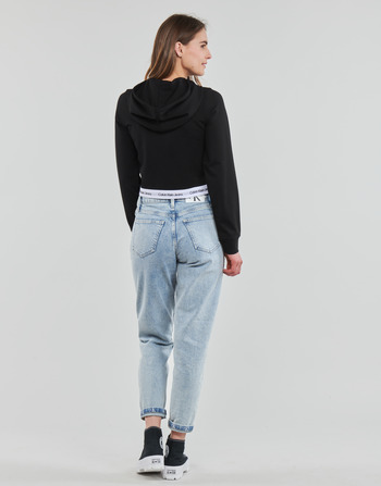Calvin Klein Jeans CONTRAST TAPE MILANO HOODIE Schwarz