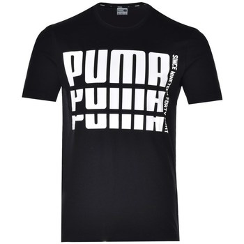 Kleidung Herren T-Shirts Puma Rebel Bold Basic Tee Schwarz