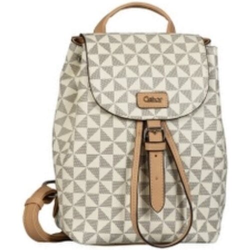 Taschen Damen Handtasche Gabor Mode Accessoires BARINA Backpack, mixed white 1000888 8633-155 Weiss