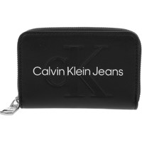 Taschen Damen Portemonnaie Calvin Klein Jeans Accordion Zip Around Schwarz