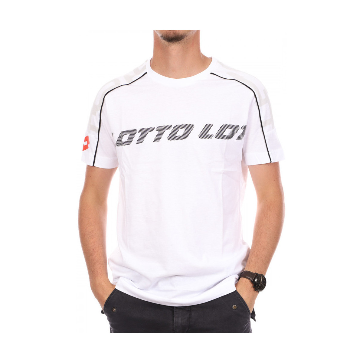 Kleidung Herren T-Shirts & Poloshirts Lotto -215584 Weiss