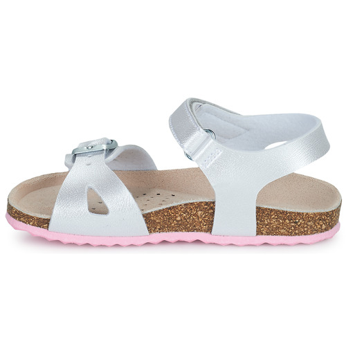 Geox J ADRIEL GIRL C Silbern